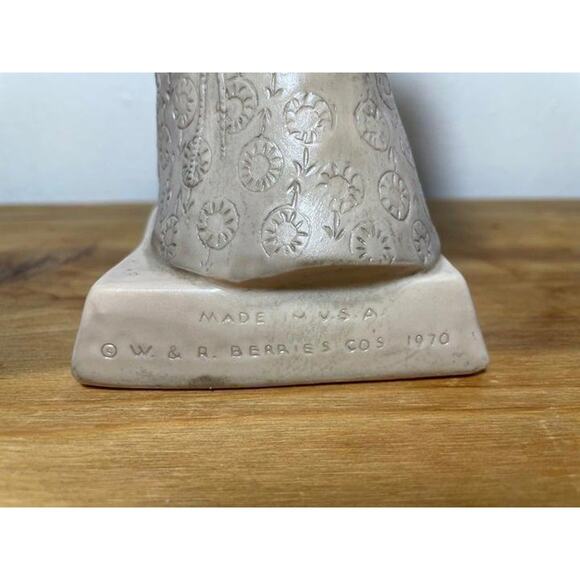 Vintage 1970 R&W Berries Statue Beautiful Things Happen When You Love Somebody - Picture 4 of 5